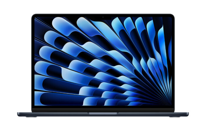 Mac Book Air 13 in M3 Chip Midnight Pure Front Screen USEN