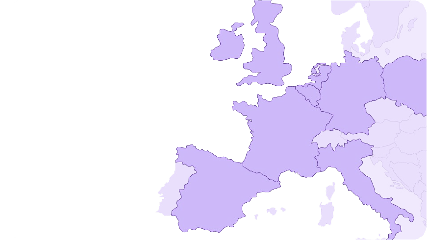 Europe map econocom